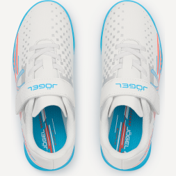 Бутсы многошиповые JÖGEL Evofly TF Talant White/blue, детский