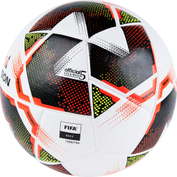 Мяч футб. VISION Spark, F324045, р.5, FIFA Basiс, 24 пан,ПУ,2 подкл.слой,гибрид.сшив,бело-мультикол