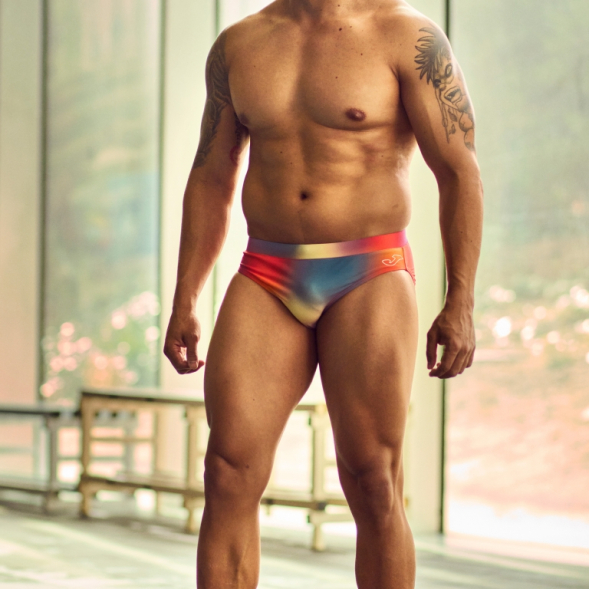 SLIP DE BAÑO HYDRO NARANJA