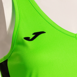 CAMISETA TIRANTES OLIMPIADA VERDE FLUOR NEGRO