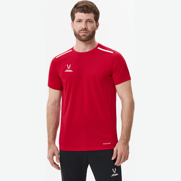Футболка тренировочная JÖGEL DIVISION Training Tee, красный