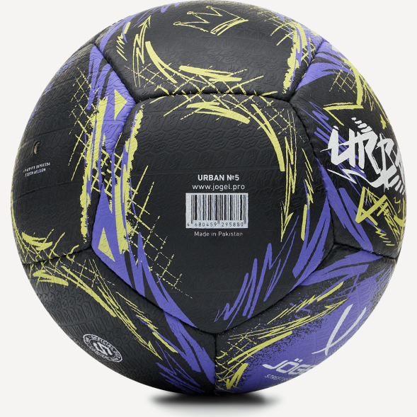 Мяч футбольный JÖGEL Urban №5, черный