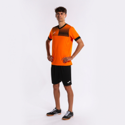 Игровая футболка JOMA ECO SUPERNOVA NARANJA NEGRO