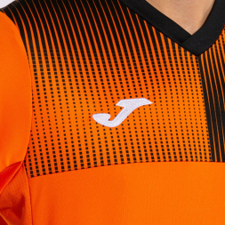 Игровая футболка JOMA ECO SUPERNOVA NARANJA NEGRO
