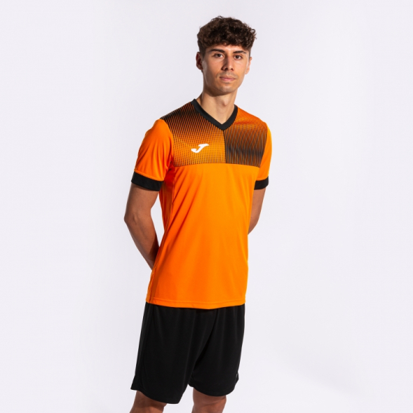 Игровая футболка JOMA ECO SUPERNOVA NARANJA NEGRO