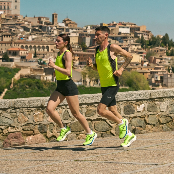 CAMISETA TIRANTES ELITE XI AMARILLO FLUOR NEGRO