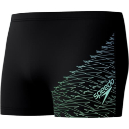 Плавки SPEEDO Eco Medley Logo Swim boxer, 8-1135415452, р.30 российский размер 46,  полиамид, полиэст, элас, черный