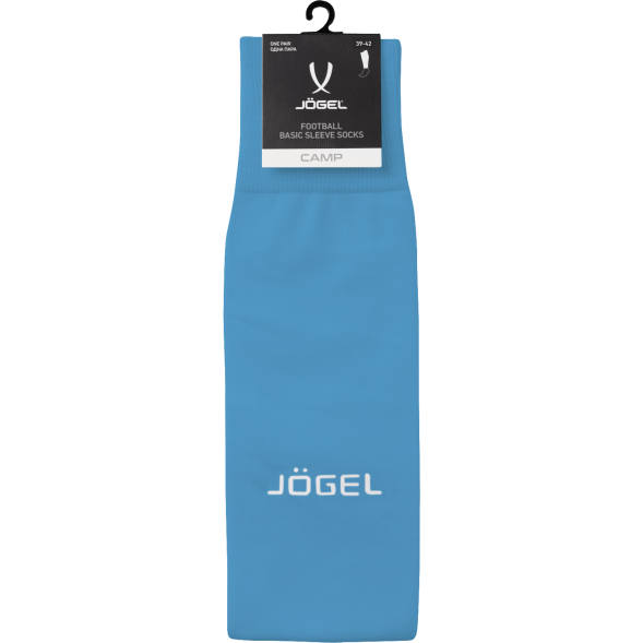 Гольфы футбольные JÖGEL CAMP BASIC SLEEVE SOCKS, голубой/белый