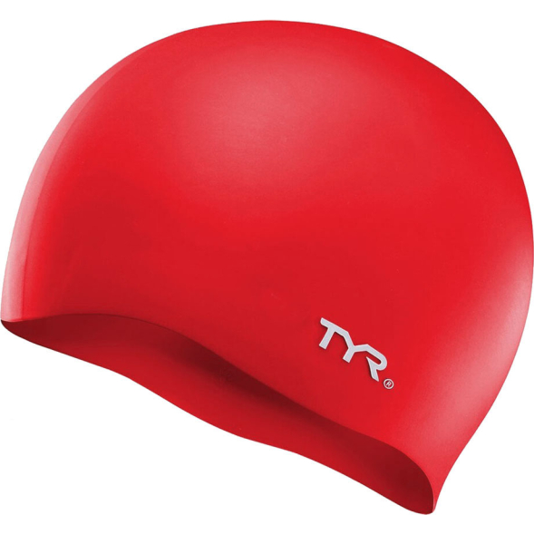 Шапочка для плавания TYR Wrinkle Free Silicone Cap, LCS-100, белый