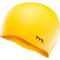 Шапочка для плавания TYR Wrinkle Free Silicone Cap, LCS-100, белый