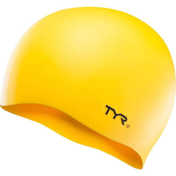 Шапочка для плавания TYR Wrinkle Free Silicone Cap, LCS-100, белый