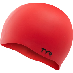 Шапочка для плавания TYR Wrinkle Free Silicone Cap, LCS-100, белый