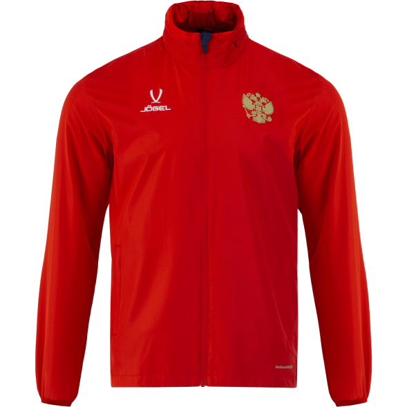 Куртка ветрозащитная JÖGEL NATIONAL PerFormPROOF Rain Jacket, красный