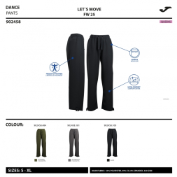 PANTALÓN LARGO STEP NEGRO