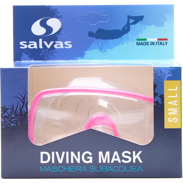 Маска для плавания SALVAS Domino Jr Mask CA105C1TBSTH, размер детский, синяя