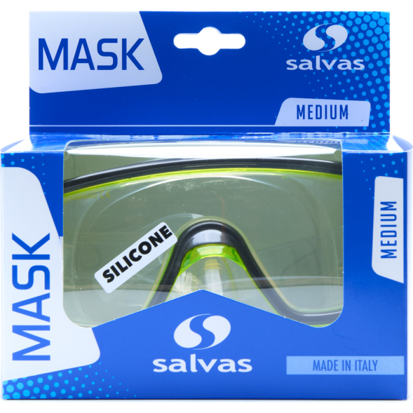 Маска для плавания SALVAS Geo Jr Mask CA105S1BYSTH, размер детский, синяя