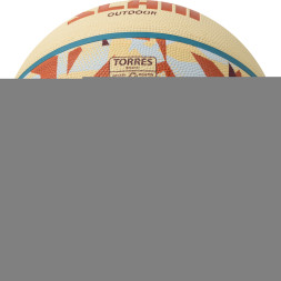 Мяч баск TORRES Slam, B023147, р 7, резина, нейлон корд, бут кам, бежево-коричневый