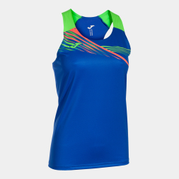 CAMISETA TIRANTES ELITE X DARK ROYAL VERDE FLÚOR