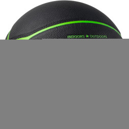 Мяч баск TORRES Star, B323127, р 7, 7 панел ,ПУ-композит, нейлон корд, бут кам , черно-зеленый