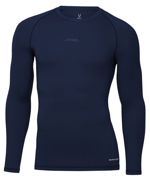 Футболка компрессионная с длинным рукавом JOGEL PerFormDRY Baselayer Tee LS 2, темно-синий
