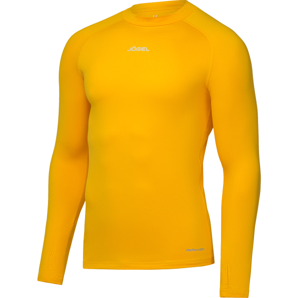 Джемпер компрессионный утепленный JÖGEL CAMP PerFormDRY Baselayer Top Warm, желтый