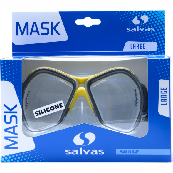 Маска для плавания SALVAS Phoenix Mask CA520N2NYSTH, размер взрослый, черная