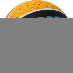 Мяч баск TORRES TT, B023155, р 5, резина, нейлон корд, бут кам , черный-мультиколор