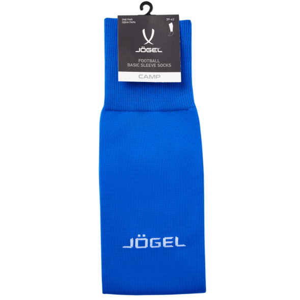 Гольфы футбольные JÖGEL CAMP BASIC SLEEVE SOCKS, синий/белый