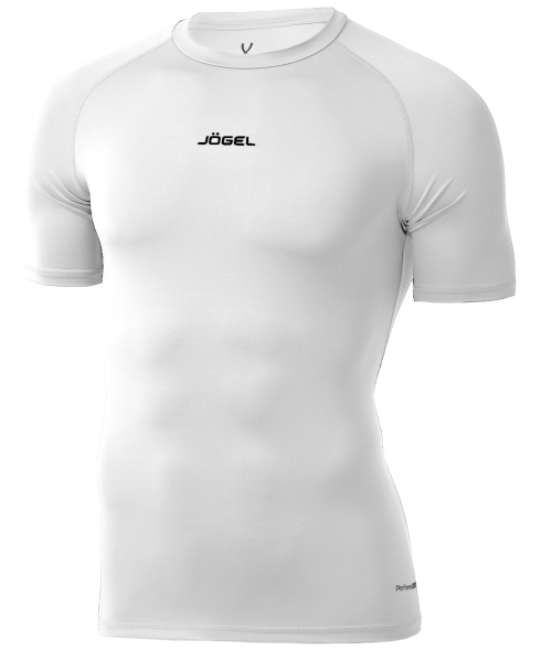Футболка компрессионная с коротким рукавом JOGEL Camp PerFormDRY Top SS, белый
