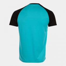CAMISETA MANGA CORTA ELITE X TURQUESA FLÚOR NEGRO