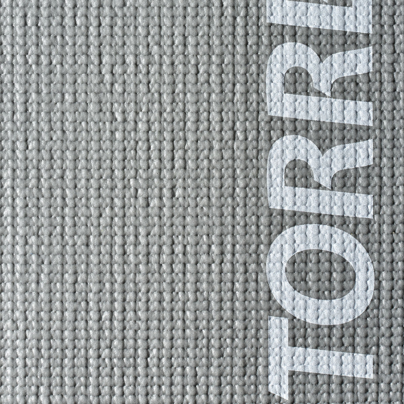 Коврик для йоги TORRES Relax 4, YL12224G, толщина 4 мм, ПВХ, серый