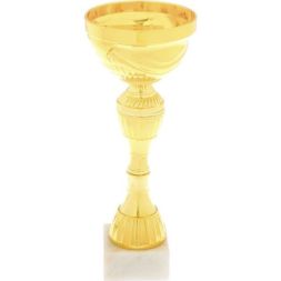 Кубок 135C, зол., подставка камень, 24 × 10 × 6 см