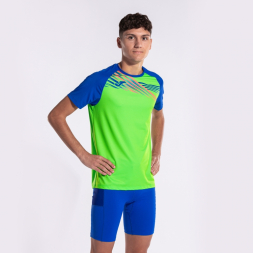 CAMISETA MANGA CORTA ELITE X VERDE FLUOR ROYAL