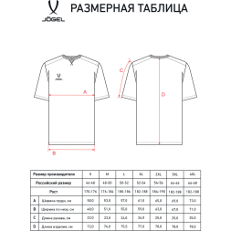 Футболка тренировочная JÖGEL DIVISION PerFormDRY Training CVC Tee, темно-синий