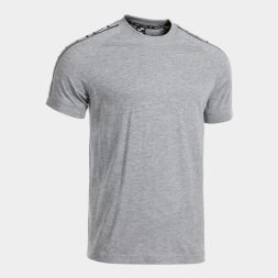 CAMISETA MANGA CORTA HEROIC GRIS NEGRO