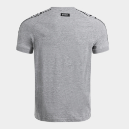 CAMISETA MANGA CORTA HEROIC GRIS NEGRO