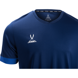 Футболка игровая JÖGEL DIVISION PerFormDRY Union Jersey, темно-синий/синий/белый