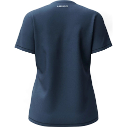Футболка женская HEAD Club Original T-Shirt W 814845-NV-XS, р.XS, полиэстер, хлопок, эластан, т.сини