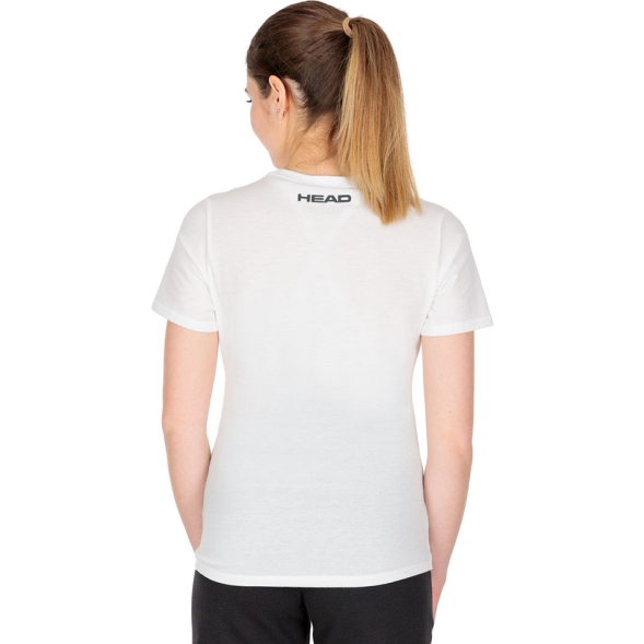 Футболка женская HEAD Club Original T-Shirt W 814845-NV-XS, р.XS, полиэстер, хлопок, эластан, т.сини