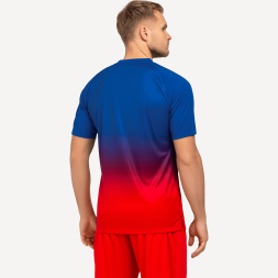 Футболка тренировочная JOGEL NATIONAL PerFormDRY Pre-Match Tee, сине-красный