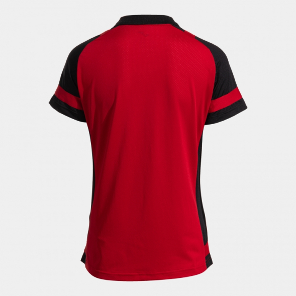 POLO MANGA CORTA LIDER ROJO NEGRO