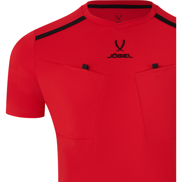 Футболка судейская JÖGEL DIVISION PerFormDRY Referee Tee, красный