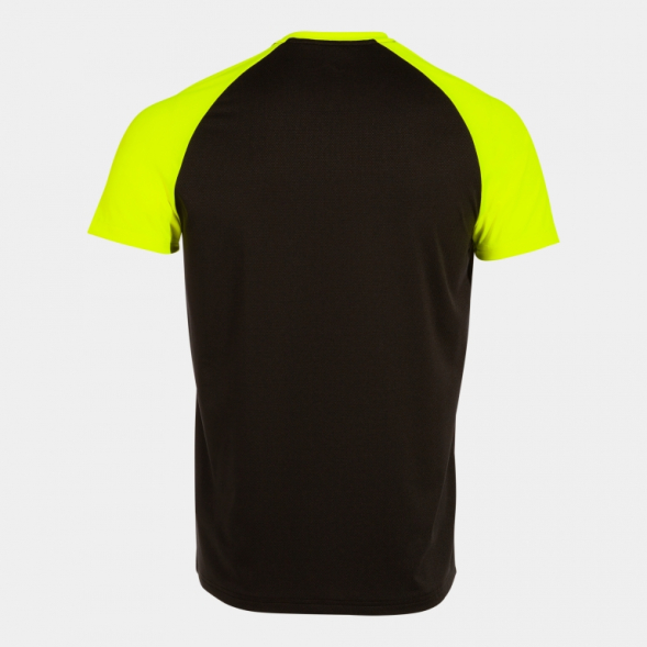 CAMISETA MANGA CORTA ELITE X NEGRO AMARILLO FLUOR