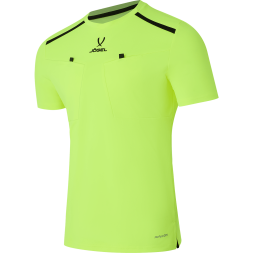 Футболка судейская JÖGEL DIVISION PerFormDRY Referee Tee, желтый неон