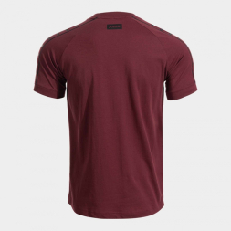 CAMISETA MANGA CORTA HEROIC BURDEOS NEGRO