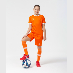 Футболка футбольная JÖGEL CAMP Origin, оранжевый/белый, детский