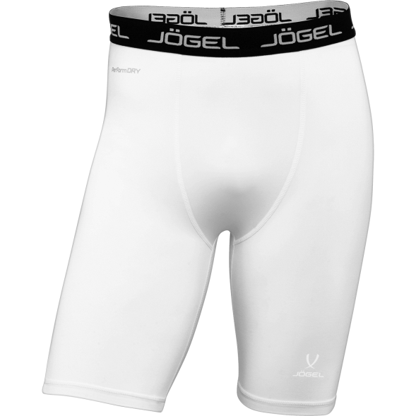 Шорты компрессионные JÖGEL CAMP PerFormDRY Tight Short, белый/черный