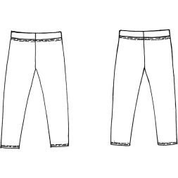 Бриджи гимнастические Indigo SM-002-30, размер 30, черный