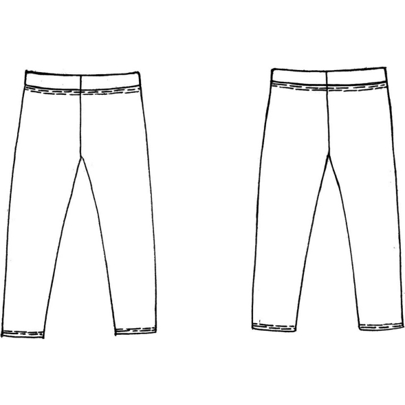 Бриджи гимнастические Indigo SM-002-30, размер 30, черный