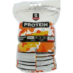 Протеин SportLine Dynamic Whey Protein 85 %, Клубника, спортивное питание, 3000 г